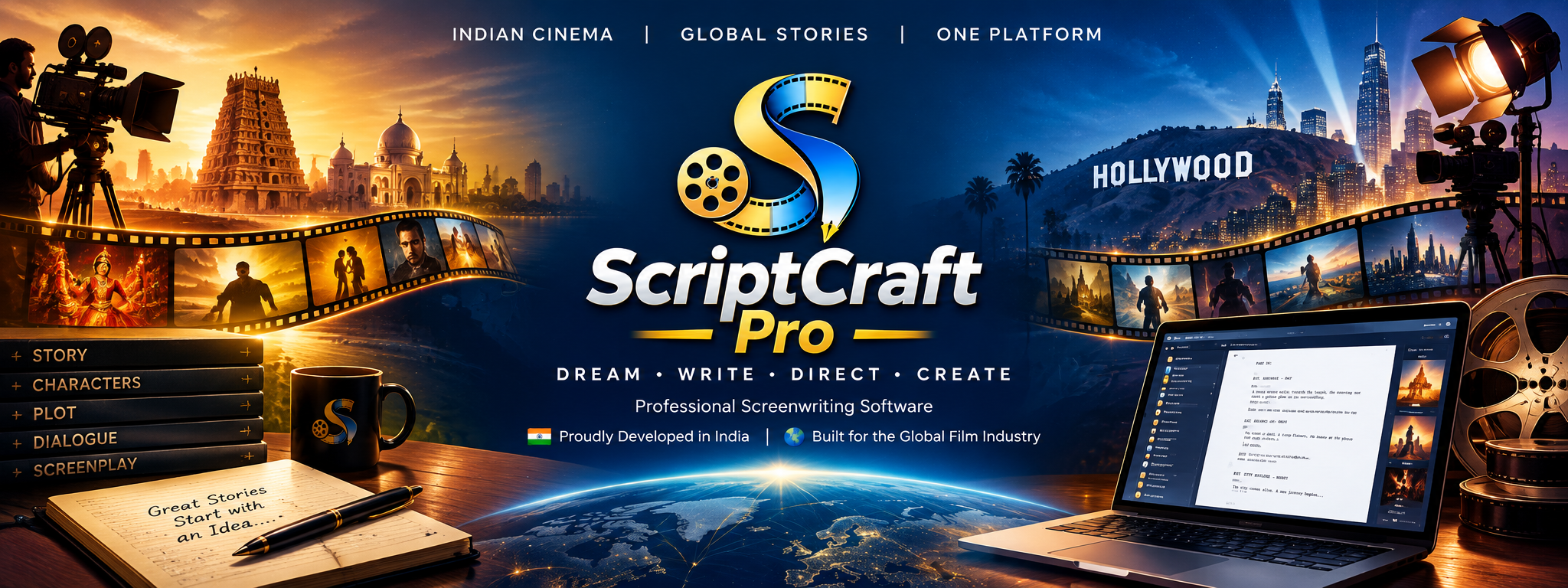 ScriptCraft Pro cinematic product vision